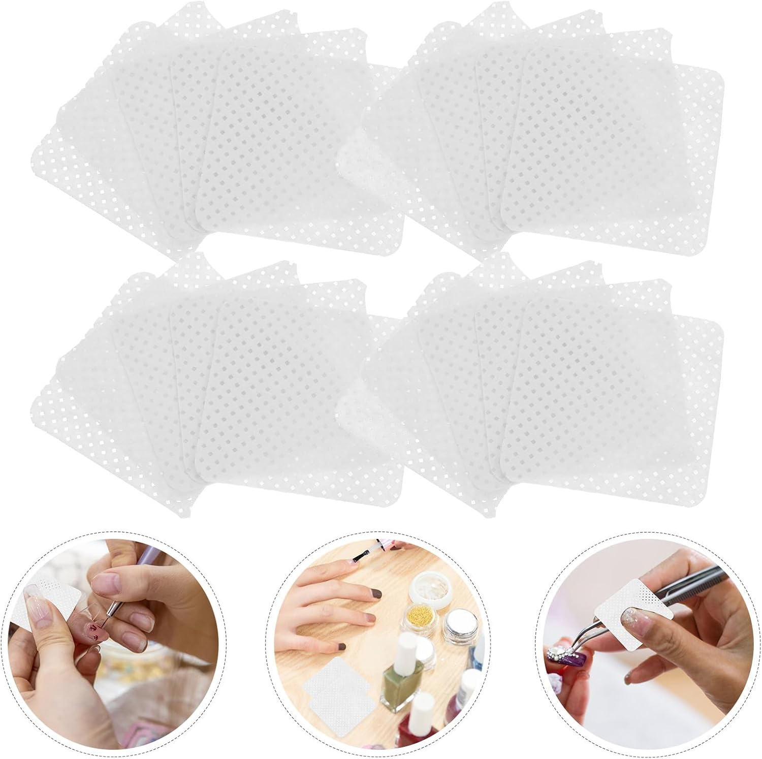 HOMOCONO Nail Wipes Alcohol for Gel Nails, 400Pcs Cotton Remover Pads Travel-Friendly Storage for Acrylic and Gel image number 6