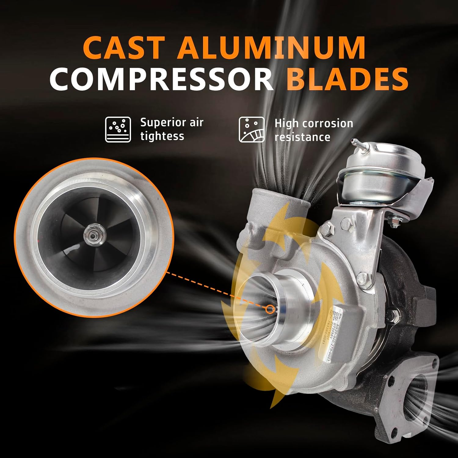 GT2056V Complete Turbo Turbocharger Compatible with Jeep Cherokee 2.8 CRD (KJ) R2816K5 (VM) 2776Ccm 110Kw 150HP 2004-2005;Compatible with Jeep Liberty CRD R2816K5 (VM) 2800Ccm 118Kw 160HP image number 2