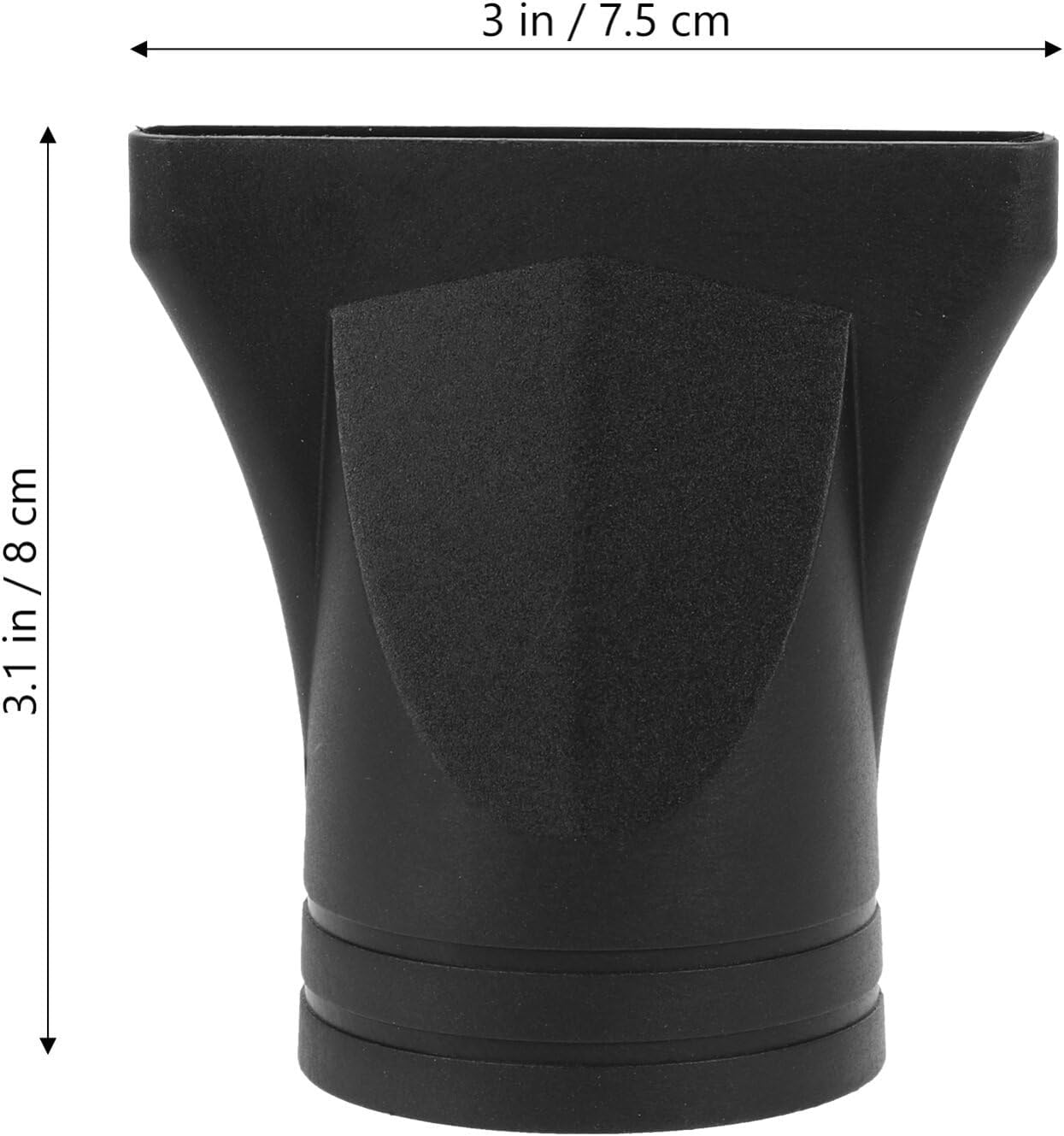 Set of 3 Hair Dryer Diffuser Concentrator Nozzle Replacement Hair Dryer Hair Dryer Concentrator Hair Dryer Nozzle Hair Dryer Comb Hair Dryer Styling Tool Travel Val image number 5