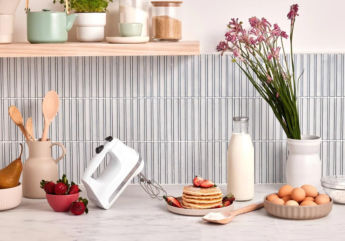 Kitchenaid Classic 5-Speed Hand Mixer - White - KHM5110AWH image number 2