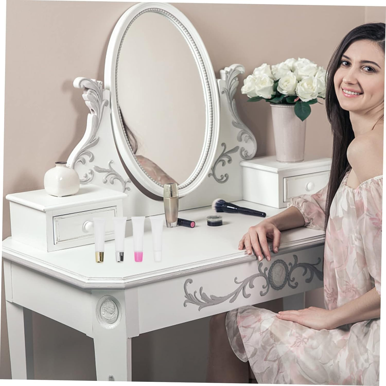 Lip Gloss Squeeze Bottles 15Ml, 12Pcs Empty Lip Gloss Refillable Containers, Lipgloss Bottles Refillable Cosmetic Lipgloss Tubes, Empty Squeeze Tubes for Balms image number 1