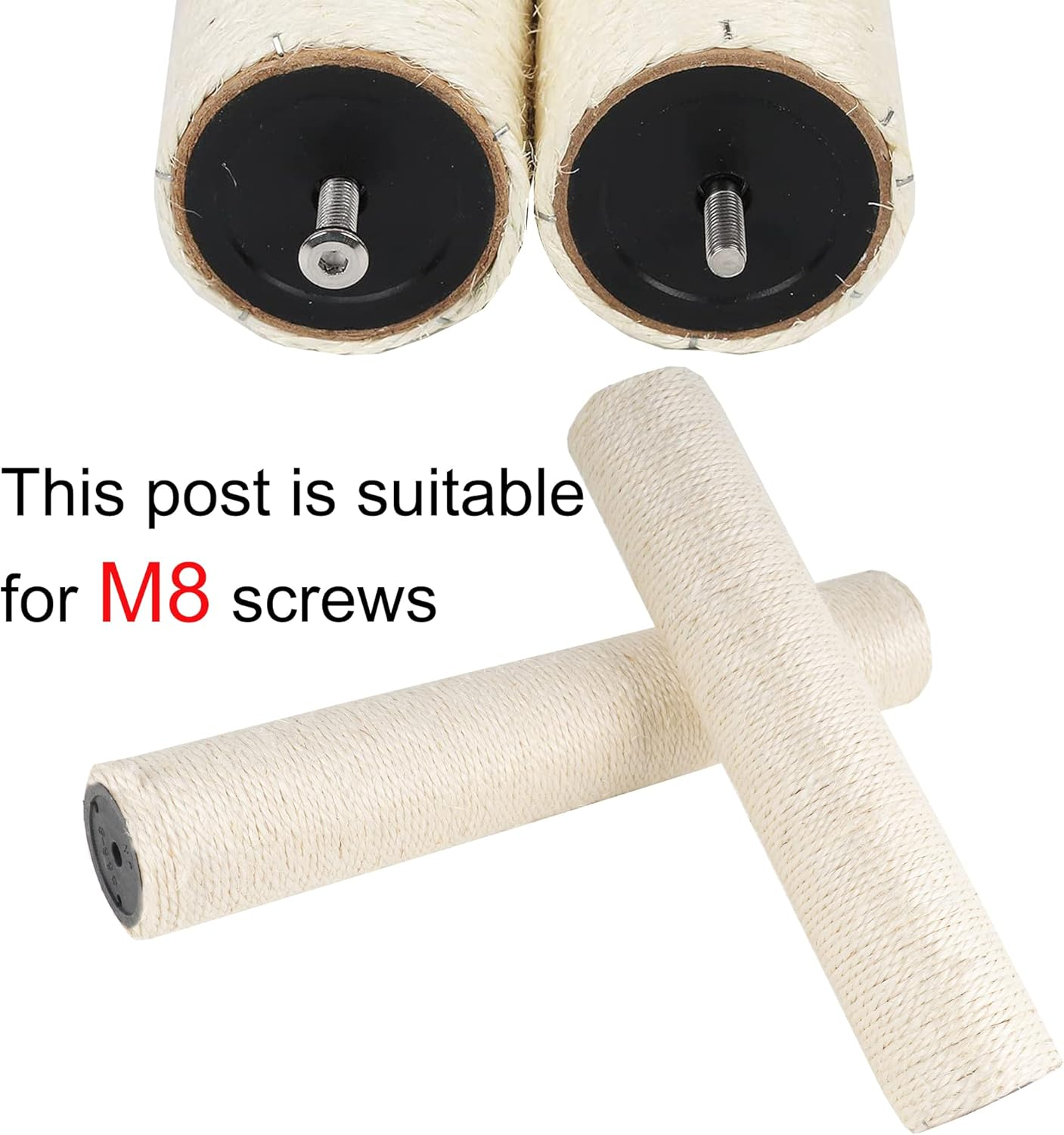 Dimaka 2 Replacement Scratching Post for Cats, Cardboard and Sisal, 34 Cm image number 1