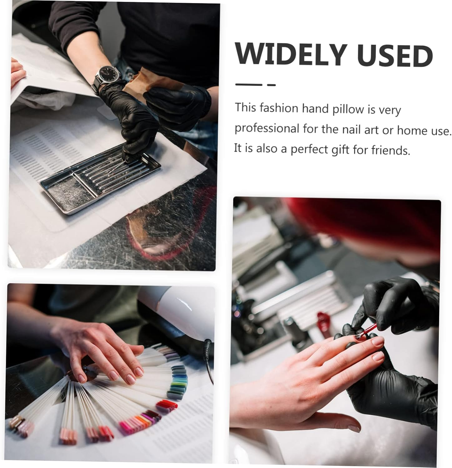 Nail Art Hand Pillow Manicure Arm Rest Cushion Stylish Nail Salon Accessory Easy to Clean image number 2