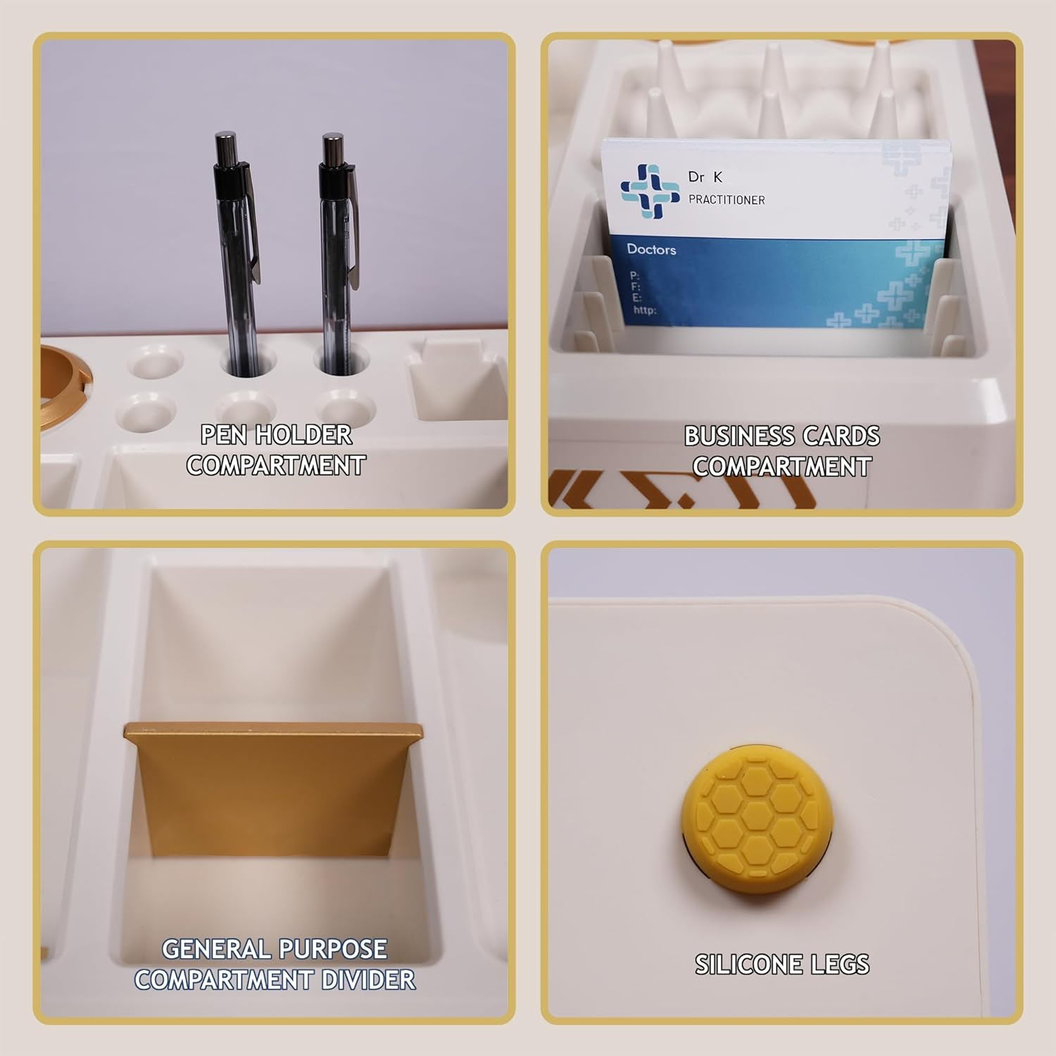 SYNKMED DDORG II: Doctors' Desk Organiser for Medical/Healthcare Professionals, Medical Offices, Clinics, Hospitals for Medical Devices, Equipment, Consumables, Office Supplies, Best Doctors Gift image number 5