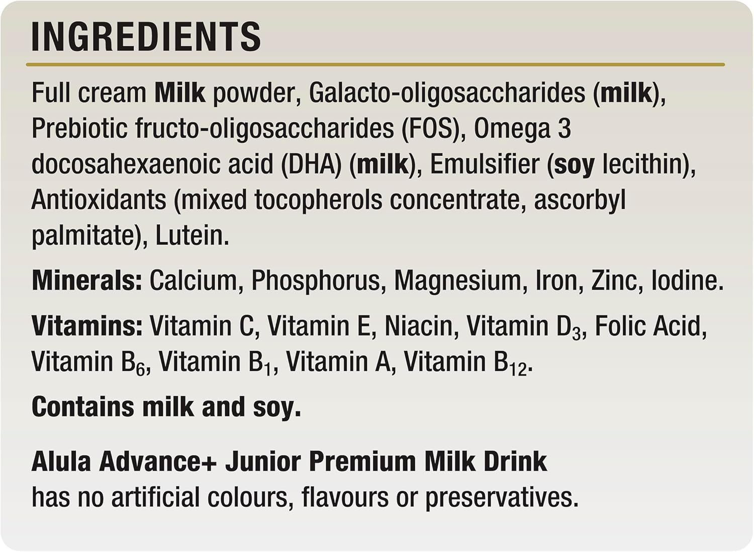 Alula ADVANCE+ STAGE 4 MILK DRINK 2YEARS+, 800G image number 2