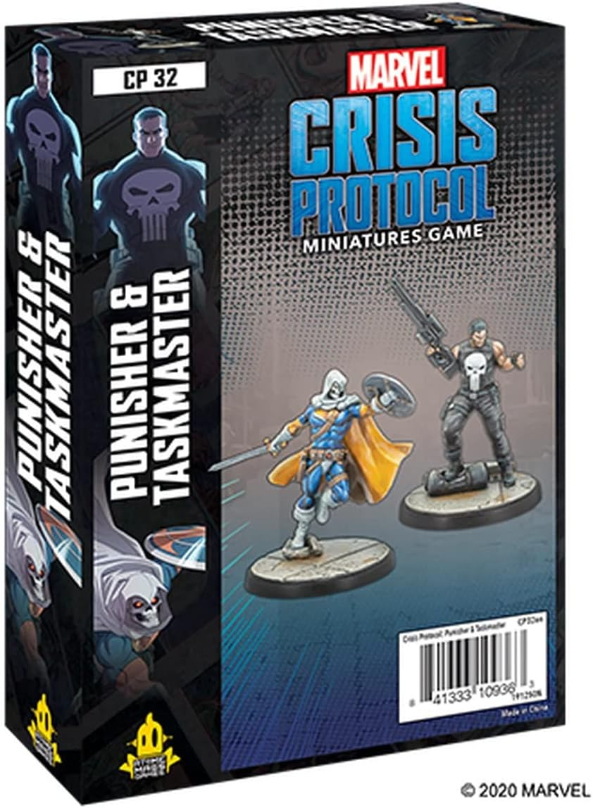 Atomic Mass Games Marvel Crisis Protocol Punisher and Taskmaster Miniatures Multicolor Character Packs image number 3