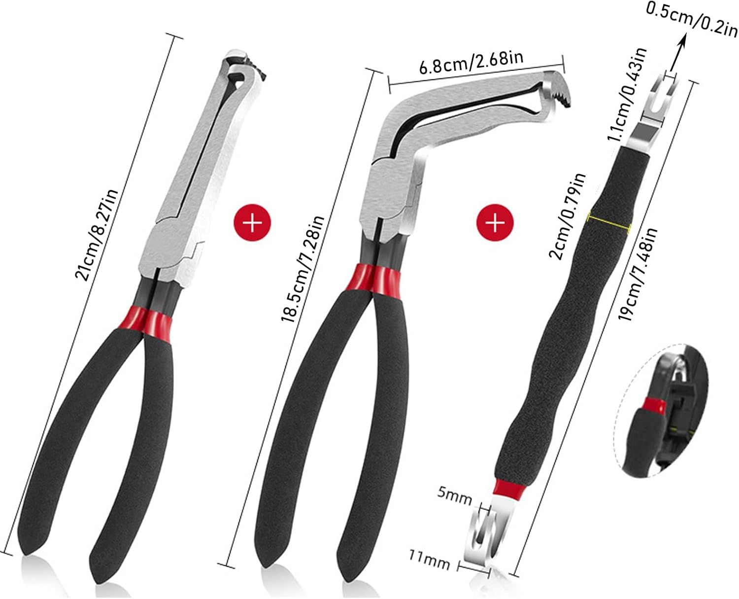 Electrical Plug Disconnect Pliers,Electrical Connector Tool Kit | Vehicle Accessories, Wire Plug Removal Tool for Maintenance