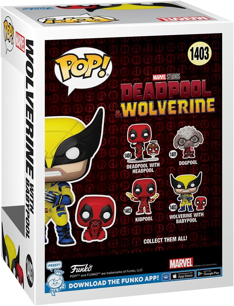 FUNKO POP! & Buddy: Deadpool 3 - Wolverine with Babypool image number 6