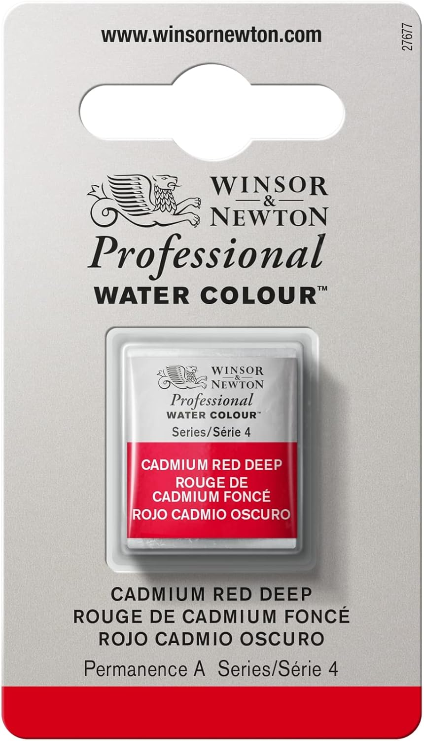 Winsor & Newton Professional Half Pans Watercolour, Cerul Blue Red Shade (140) (Series 3)