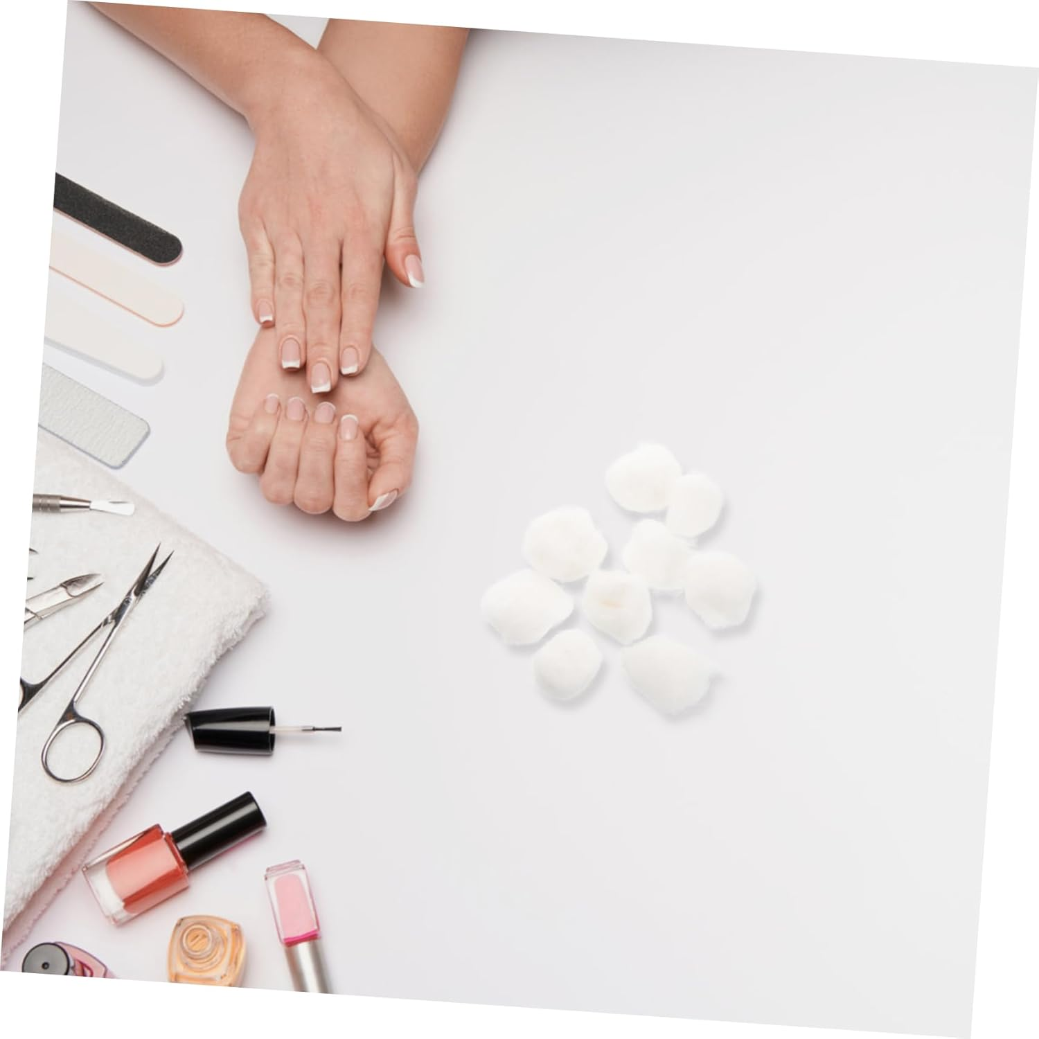 Beavorty 500G Cotton Balls Makeup Remover Pads for Face Nail Care Disposal Cotton Balls