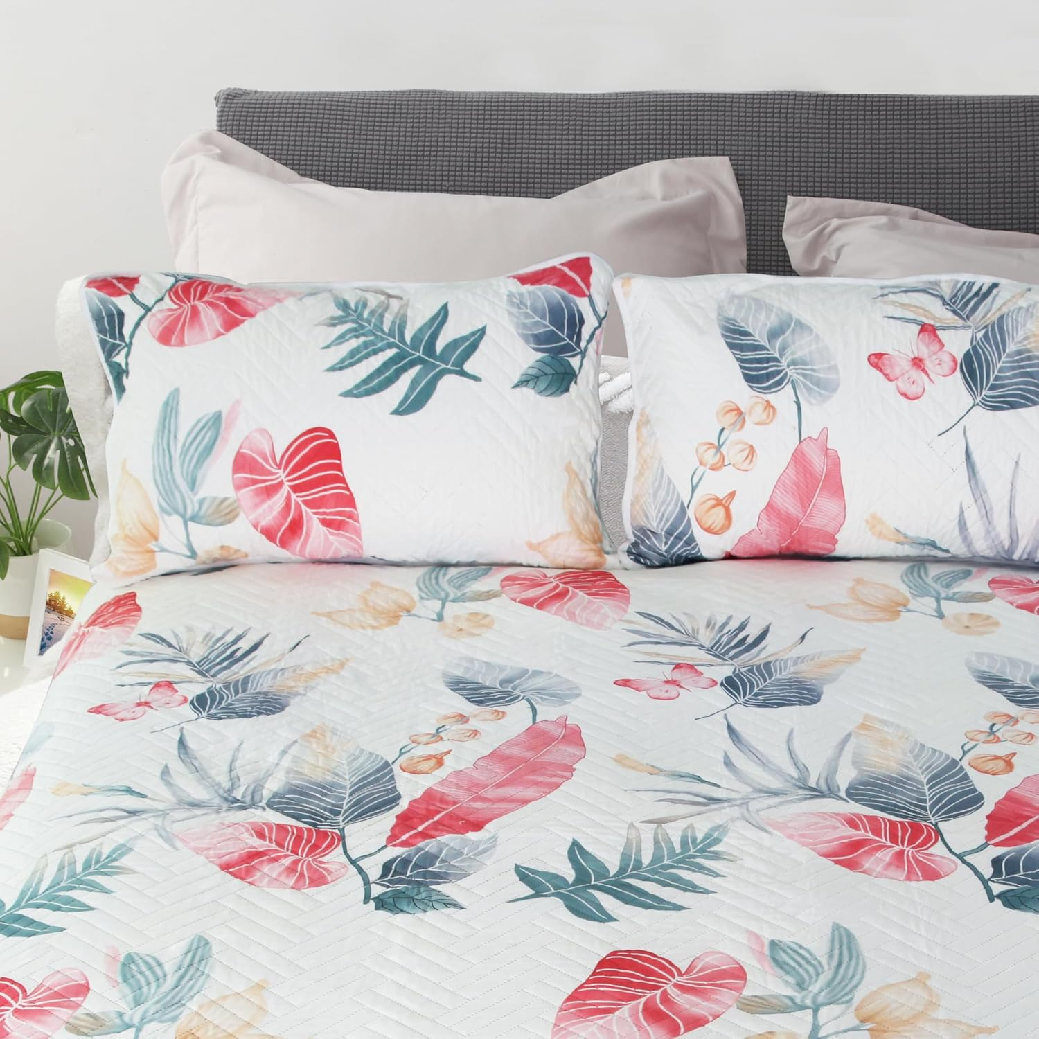 Ramesses Printed Comforter Set Single Tropical image number 4