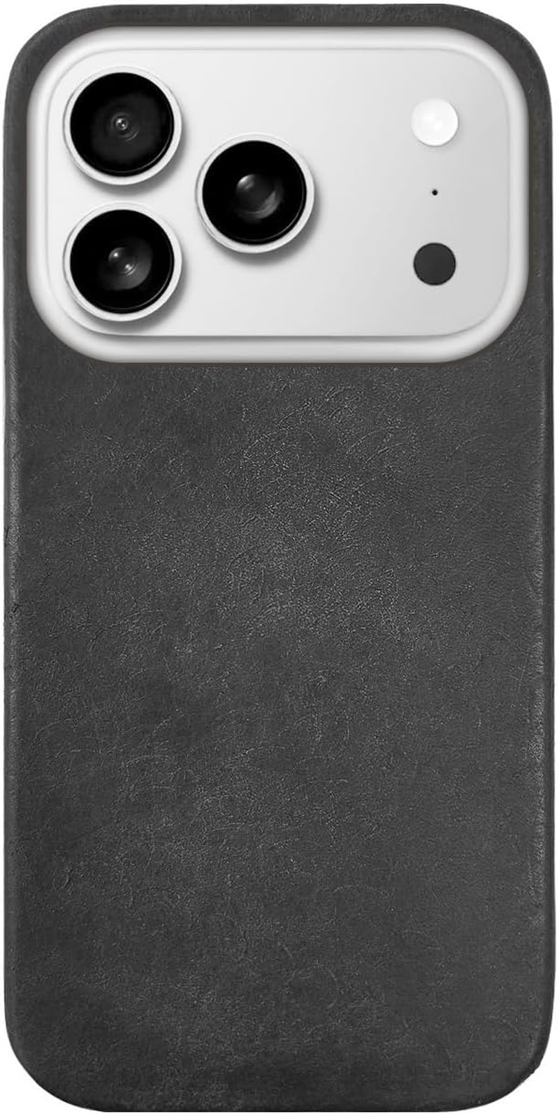 Abbi Signature Iphone 17 Pro Case, Made in Japan, Genuine Italian Leather, Lipari Back Cover, Magsafe Crocodile Embossed Vegetable Tanned Leather, Handmade, Slim Design, Supports Wireless Charging