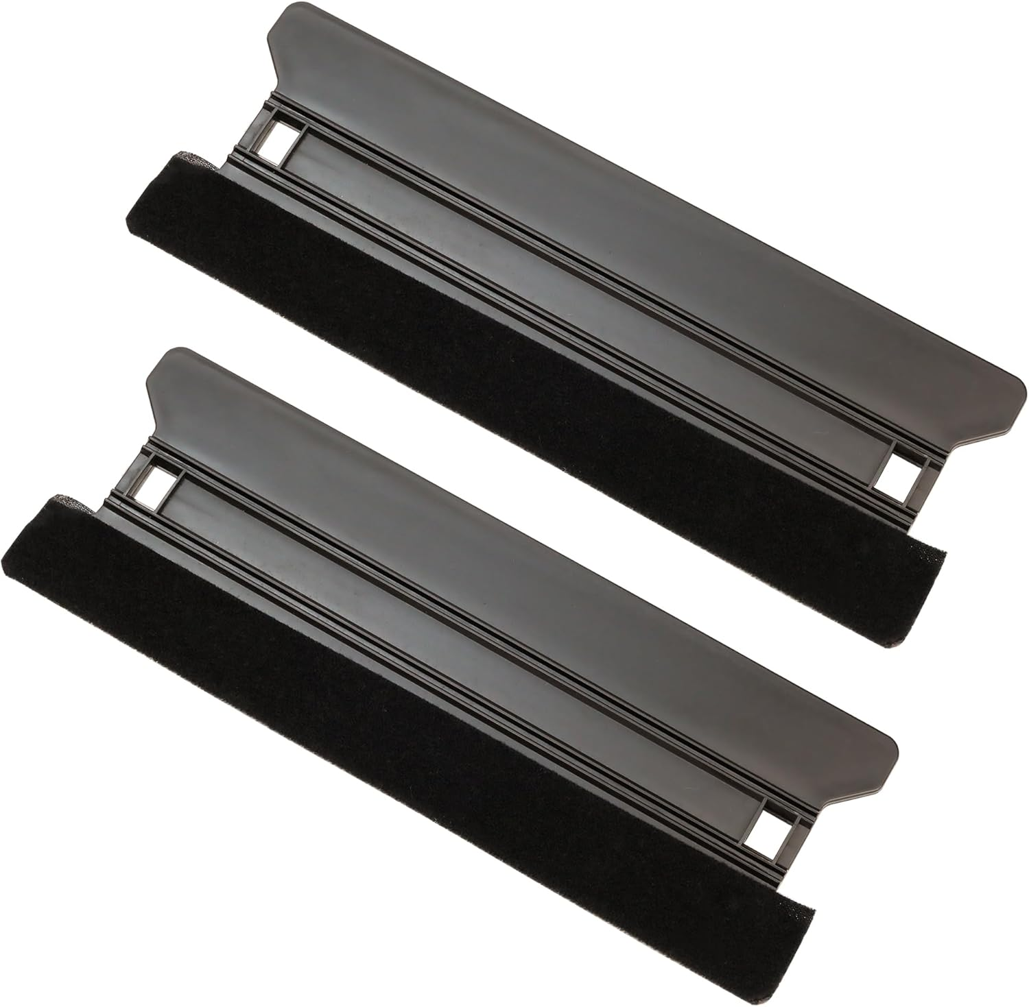 Umaki 2Piece Large Wallpaper Smoother Cutting Guide Tool, 3 X 8.3IN Vinyl Wrap Squeegee Decal Squeegee, Car Wrap Tool Vinyl Scraper Window Film Tint Squeegee, Black