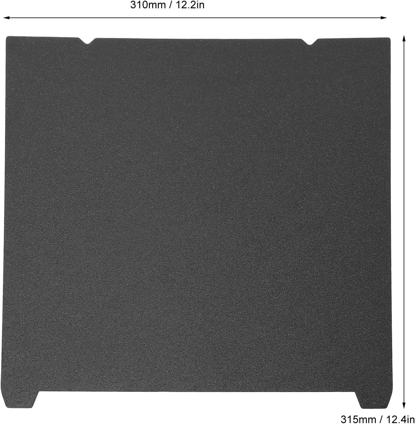 Double Sided PEI Sheet 315X310Mm, PEI Spring Steel Texture PEI Build Plate for K1 Max 3D Printer, Printing Sheet Plate Replacement, Professional 3D Printer Parts Accessories image number 3