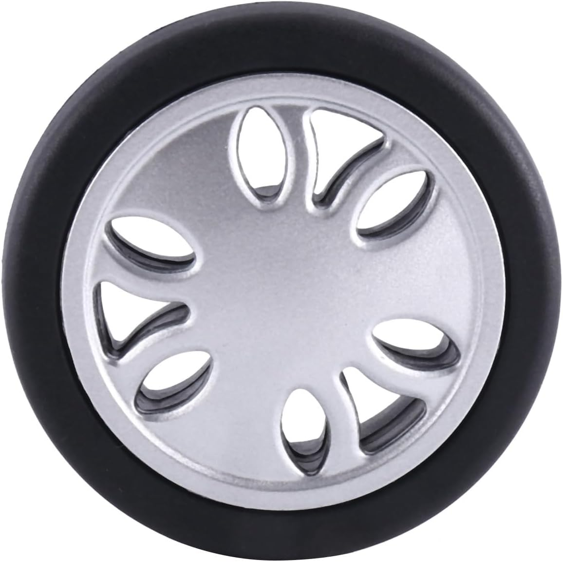 M6 50Mmx12Mm Luggage Suitcase Replacement Wheels Wear PU Caster Deluxe Repair Tool 2 Pair image number 3