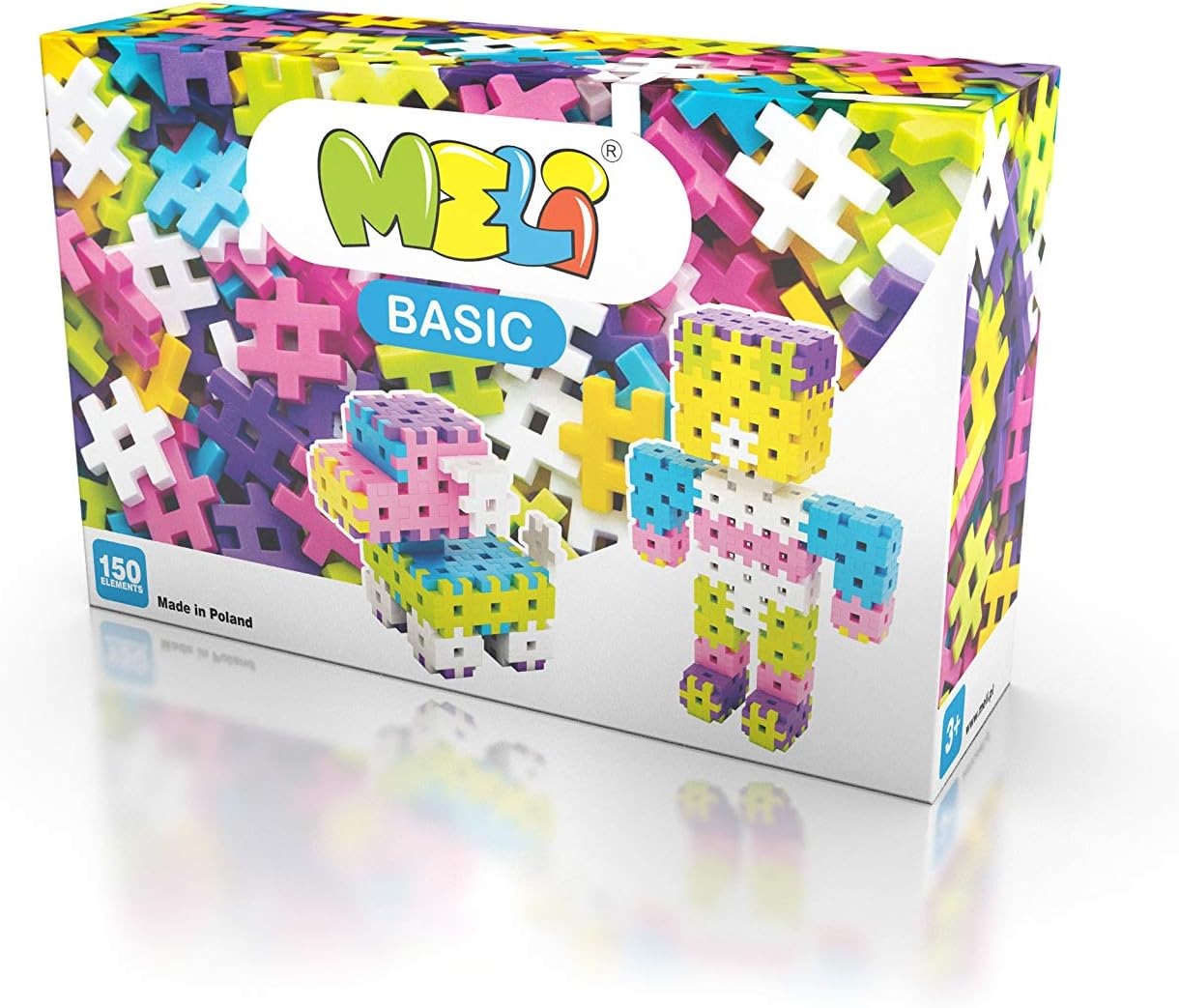 Meli 67216 Basic Pink 300 Creative Toy St&uuml;ck