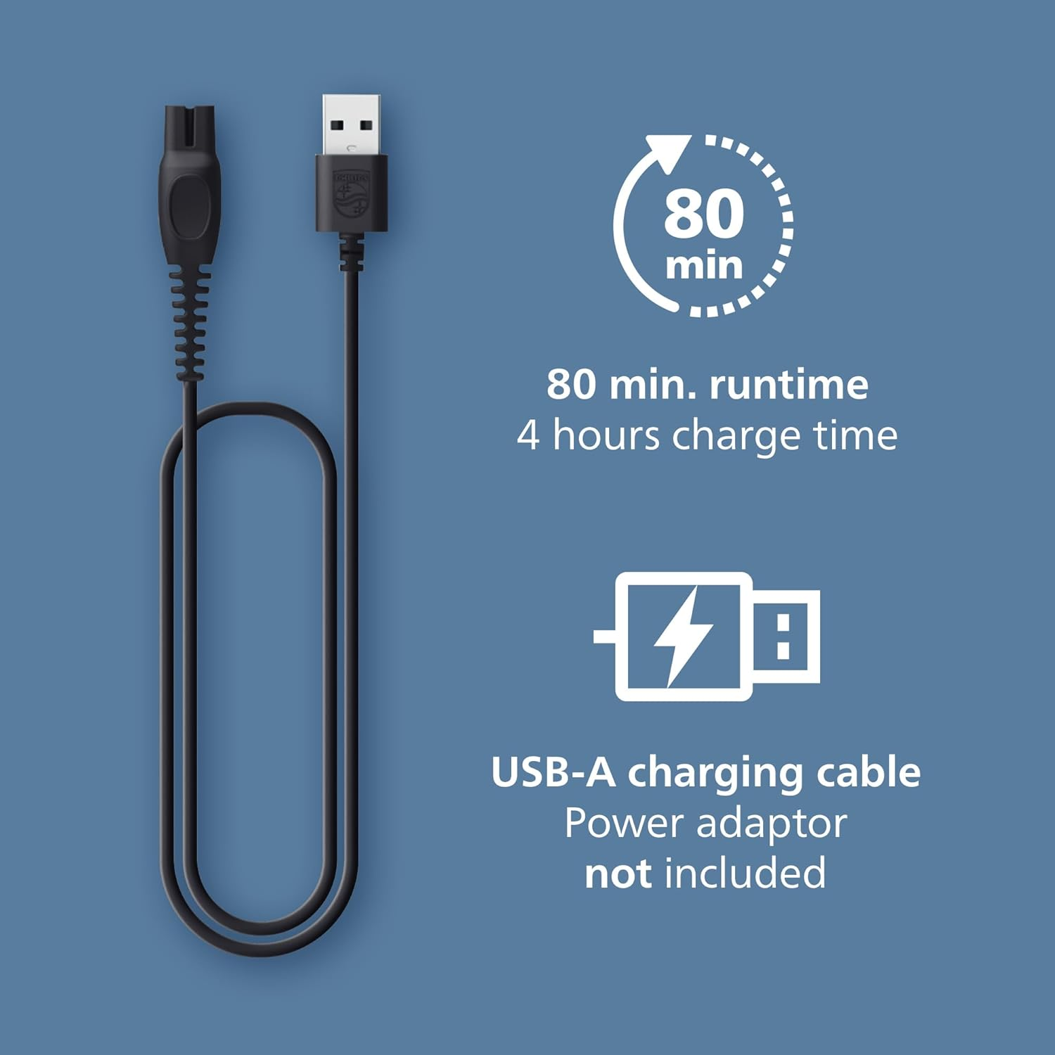 Philips Beard Trimmer 3000 Series - Self-Sharpening Metal Blades, 40 Lock-In Settings, Lift&Trim Comb, 100% Waterproof, Battery Indicator, USB Charging, Model BT3660/15 - Black image number 2