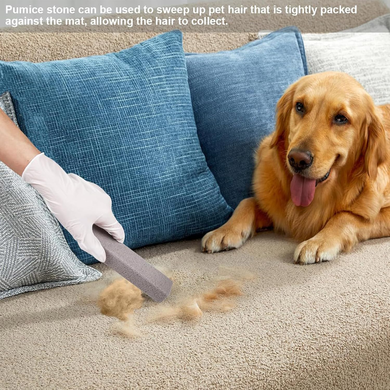 Toilet Pumice Stone - Pumice Stick | 10 Pieces Abrasive Blocks Heavy-Duty | Non-Scratch for Shower Tile Bathtub Seam Grout Oven Glass