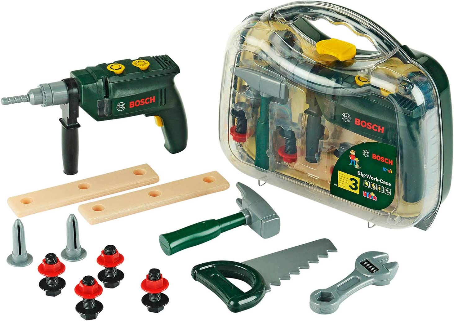 Bosch Tool Case with Hammer Drill Toy Multi - Colored image number 4
