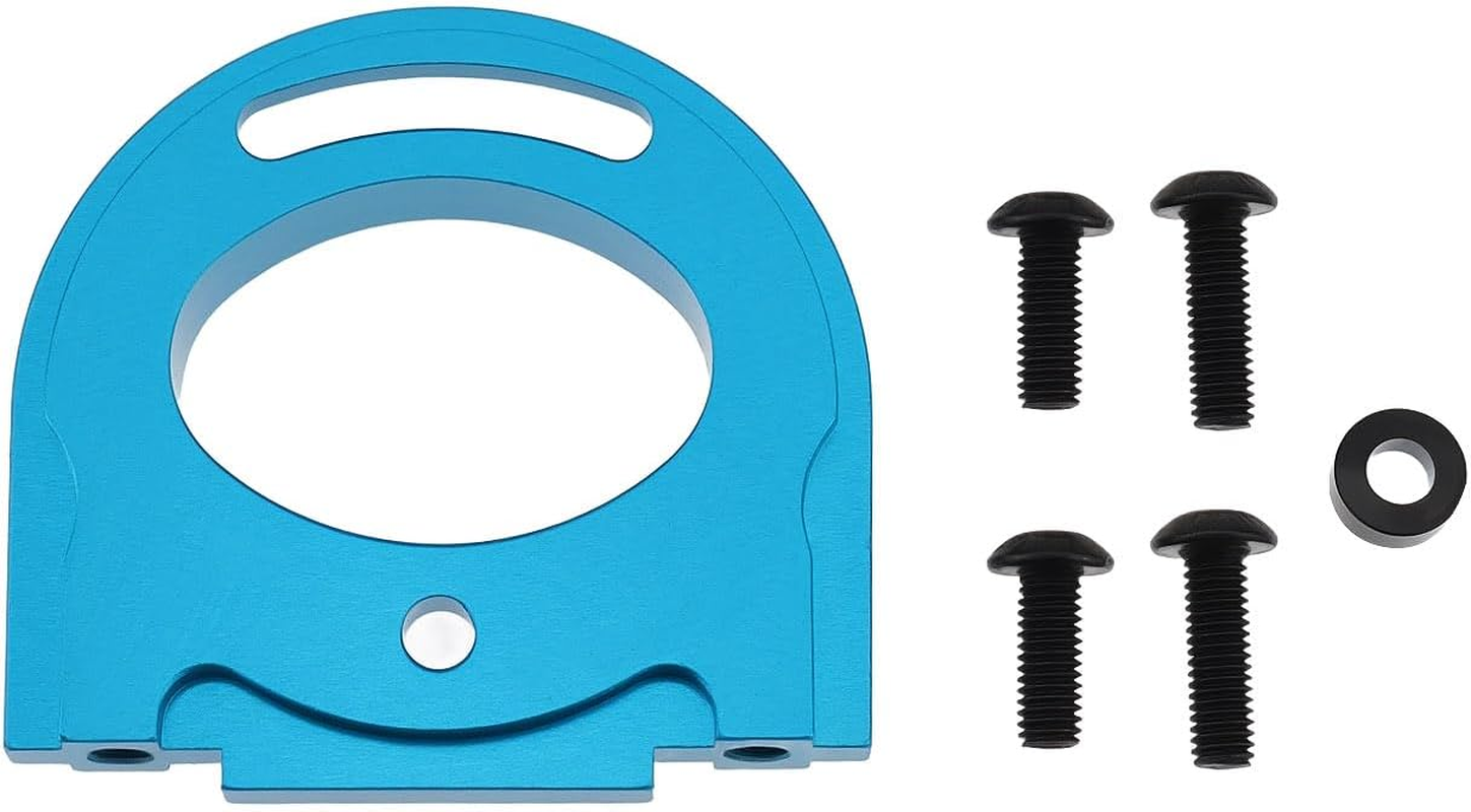 OTOTEC 1Pc Aluminum Adjustable Motor Mount Plate Compatible with Tamiyas TT02 Drift on Road Touring Cars, Blue image number 6
