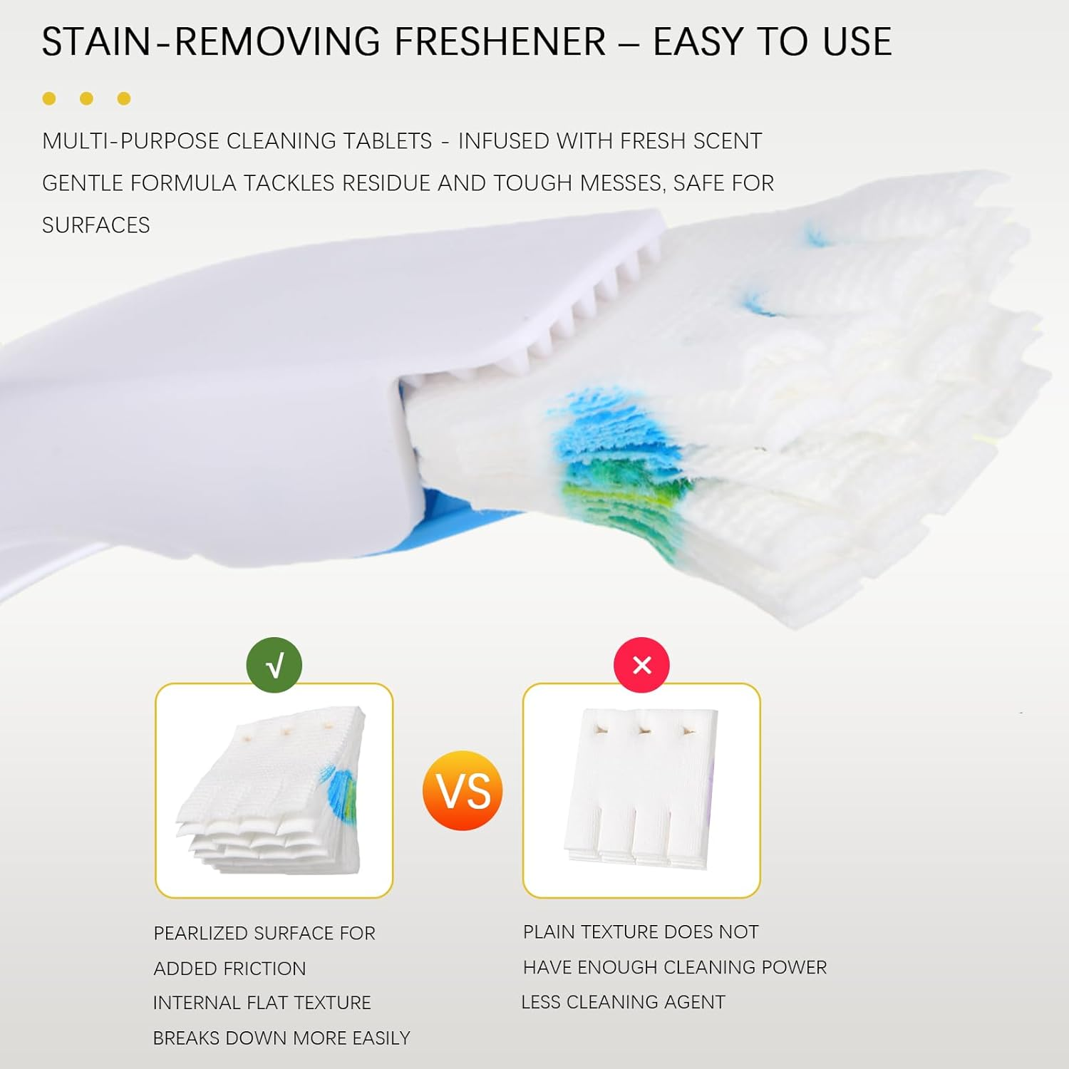 Disposable Toilet Brush Set with 36 Replaceable Heads, Water-Soluble Toilet Cleaner Kit & Holder, Portable Bowl Scrubber with Freshener Tablets for Camping, Travel, Home Bathroom image number 6