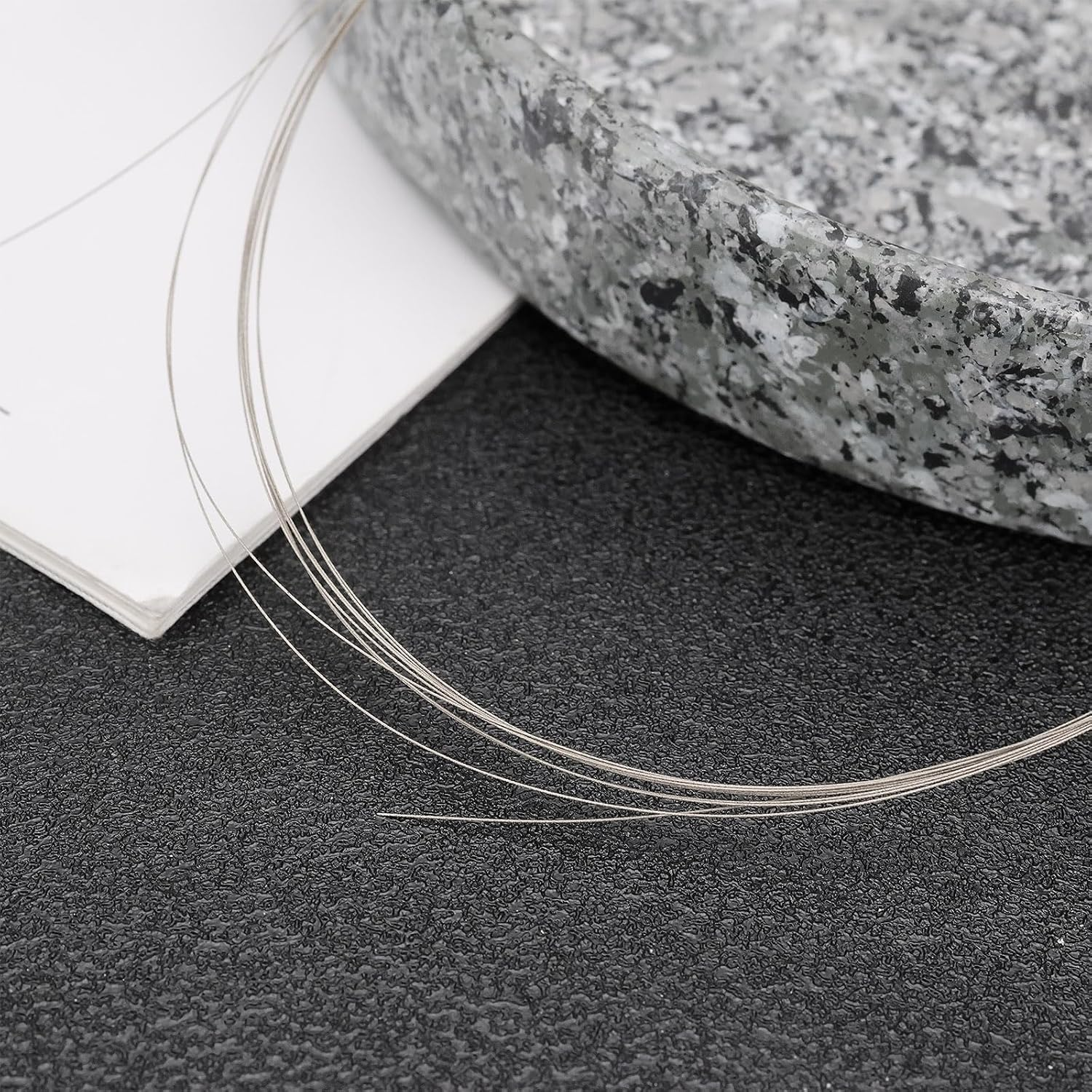 OTOTEC 2Pcs Diamond Cutting Circular Wire Saw 2 Meter Thickness 0.15Mm Ultra Fine Diamond Wire Saw Suitable for Cutting Ceramic Tiles and Stone Materials image number 1