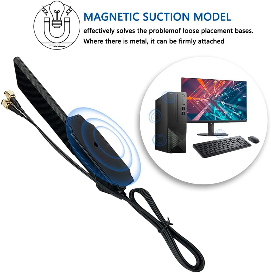 Gintai 2.4 Ghz, 5 Ghz, 6 Ghz Wifi 6E Wifi Antenna Cable for ASUS Z690-A Z690-E Z690-I Z690-F Z690-G Z690-F 14008-02650600 - White image number 4