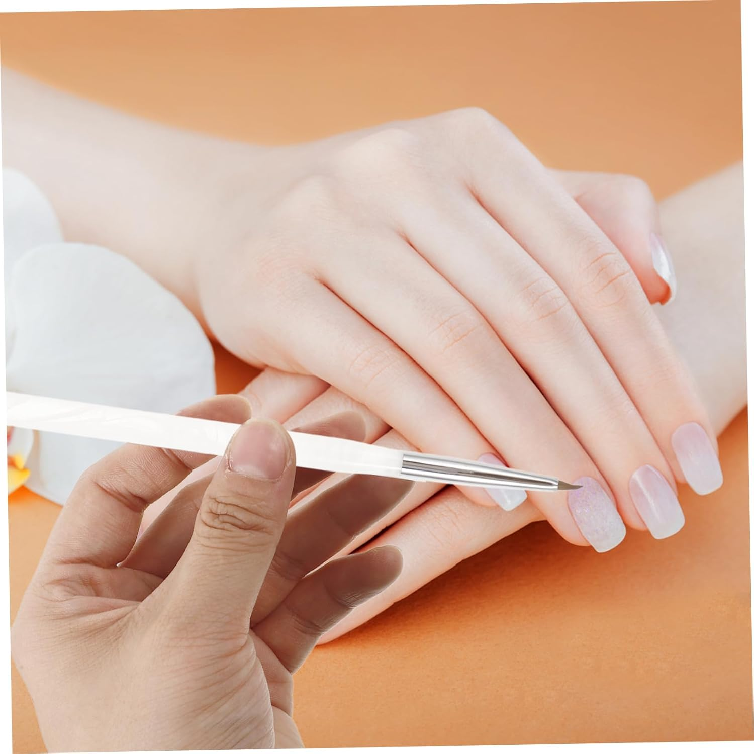 PACKOVE Professional Manicure Pen Tool Nail Art Pens Brush Nail Salon Supplies image number 1