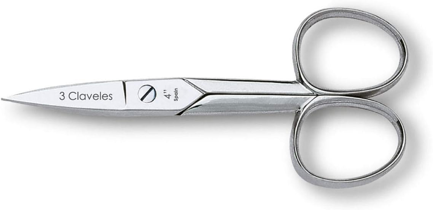 3 Claveles 2014 Scissors Nail File Straight 4 Inches