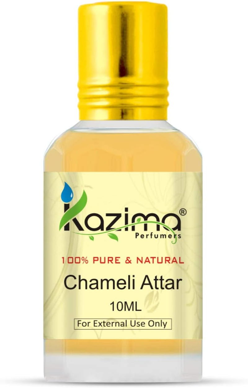 KAZIMA Chameli Attar Perfume for Unisex - Pure Natural Undiluted (Non-Alcoholic) (10Ml) image number 1