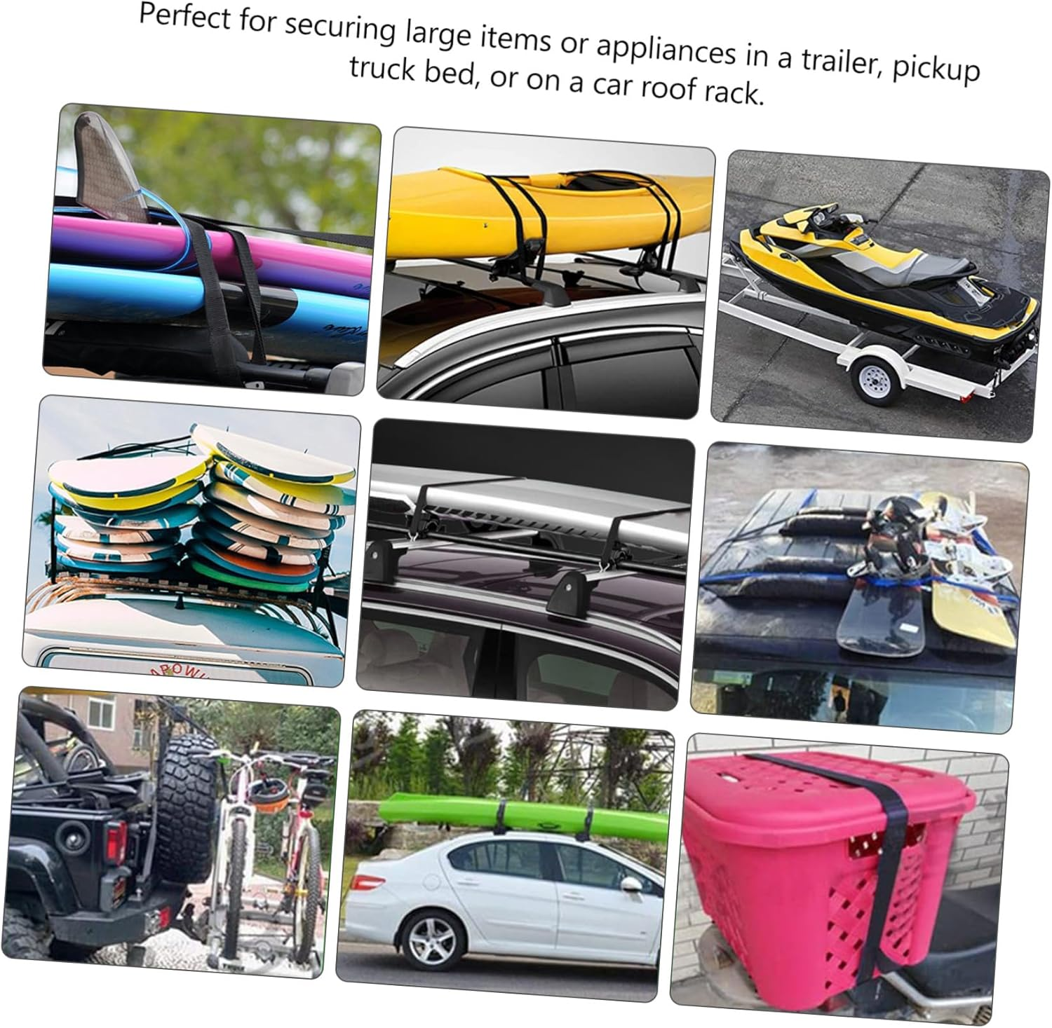 Ciieeo Tie-Down Belt Bag Adjustable Straps Clips and Luggage Buckles for Backpack Straps Heavy Duty Belt Use during Travel Scenarios Like image number 4