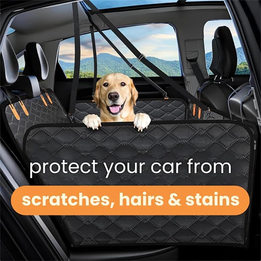 Pet Cruiser Hard Bottom Car Seat, Pet Cruiser Hard Bottom Car Seat Extender, Back Seat Pet Cover, Waterproof Dog Car Seat Cover Hard Bottom Detachable for Family Pet (#1) image number 1