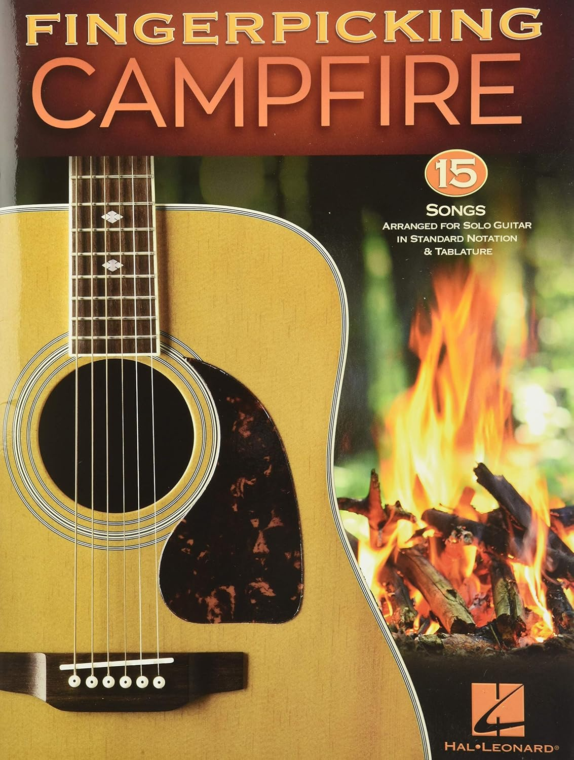 Hal Leonard Guitar Solo Fingerpicking Campfire Songbook: 15 Songs Arranged for Solo Guitar in Standard Notation & Tablature image number 3