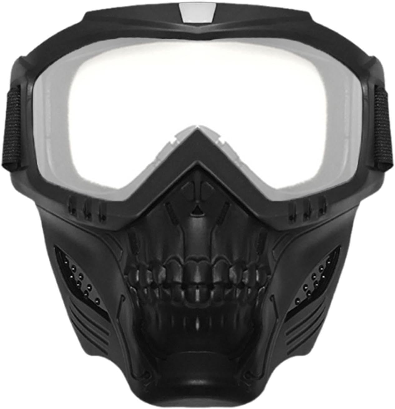 Motorcycle Goggles with Removable Face Masque,Airsoft Goggles Masque | Detachable Motorcycle Riding Glasses with Removable Face Masque for Riding Offroad Cycling Motorbike Racing