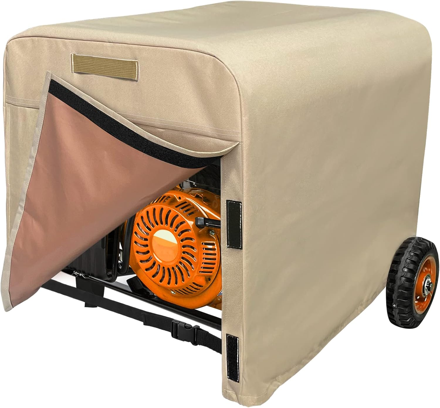 Generator Cover Waterproof 24 X 17 X18 Inch, Heavy Duty 600D Polyester Universal Generator Cover for Portable Generators DS4000S/ Predator 3500/Predator 4375/Eu3000Is