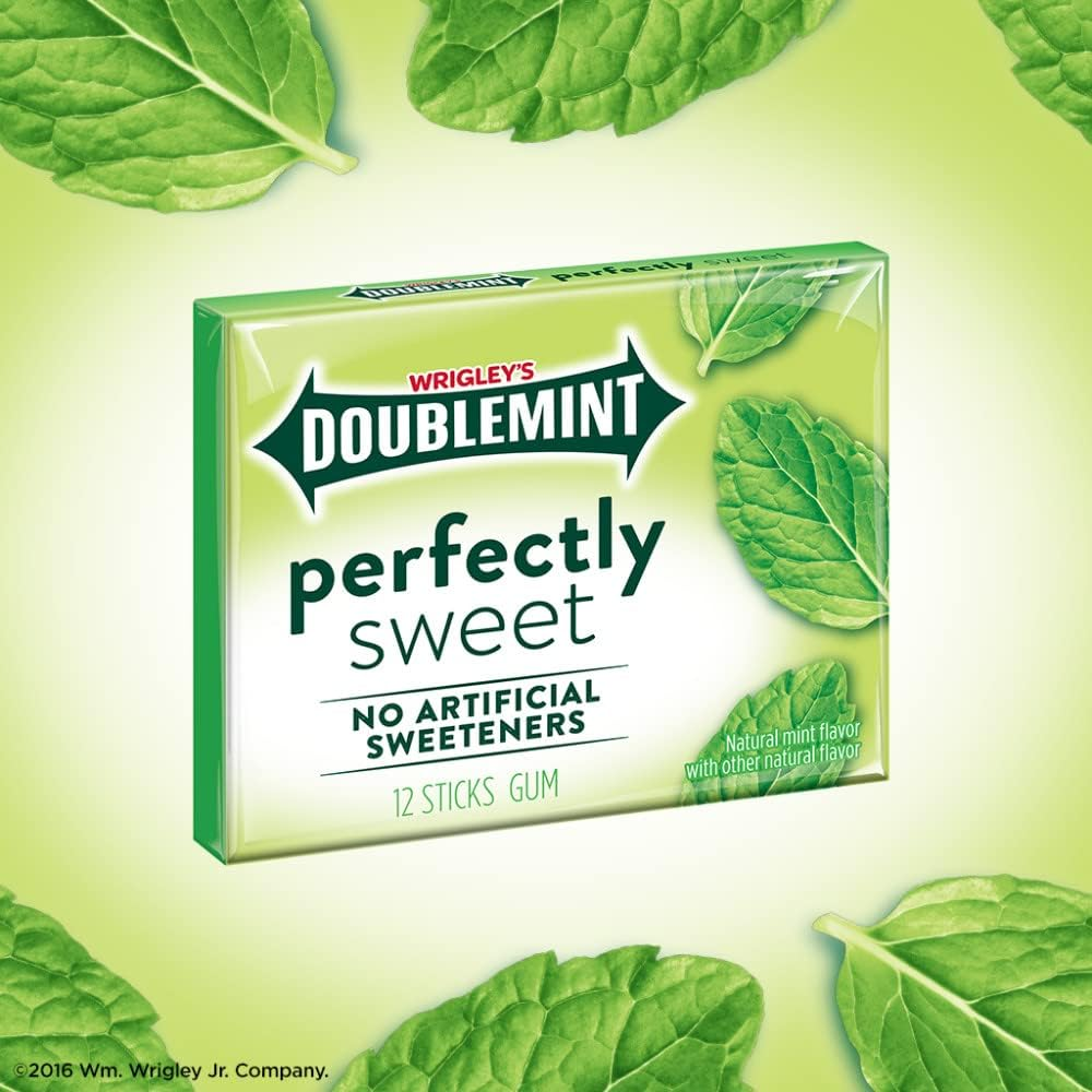 Wrigley'S Doublemint Gum 15 Sticks X 10 Packs image number 4