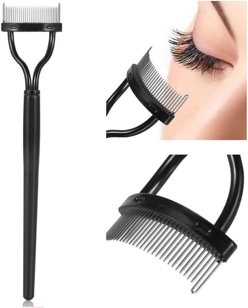 Pinkiou Eyelash Curler with Brush Mascara Muffle False Eyelashes Accessory Best Professional Tool for Lashes Curls without for Daily Makeup image number 2