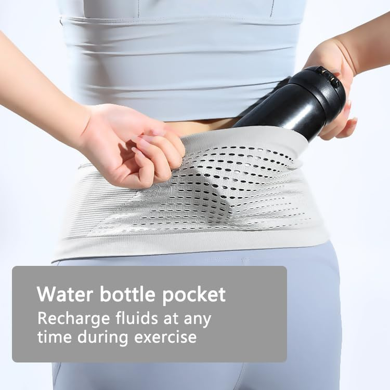 Running Lightweight Waist Bag with Water Bottle, Women'S Invisible Night Marathon Belt, Men'S Sports Fitness Phone Storage Waist Bag