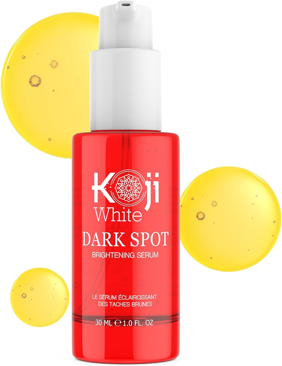 Koji White Dark Spot Brightening Serum for Face with Kojic Acid, Niacinamide, 8X Hyaluronic Acid from Korean for Face Moisturizer, Hydrating, Nourishing - Uneven Skin Tone, Vegan 1 Fl.Oz image number 2