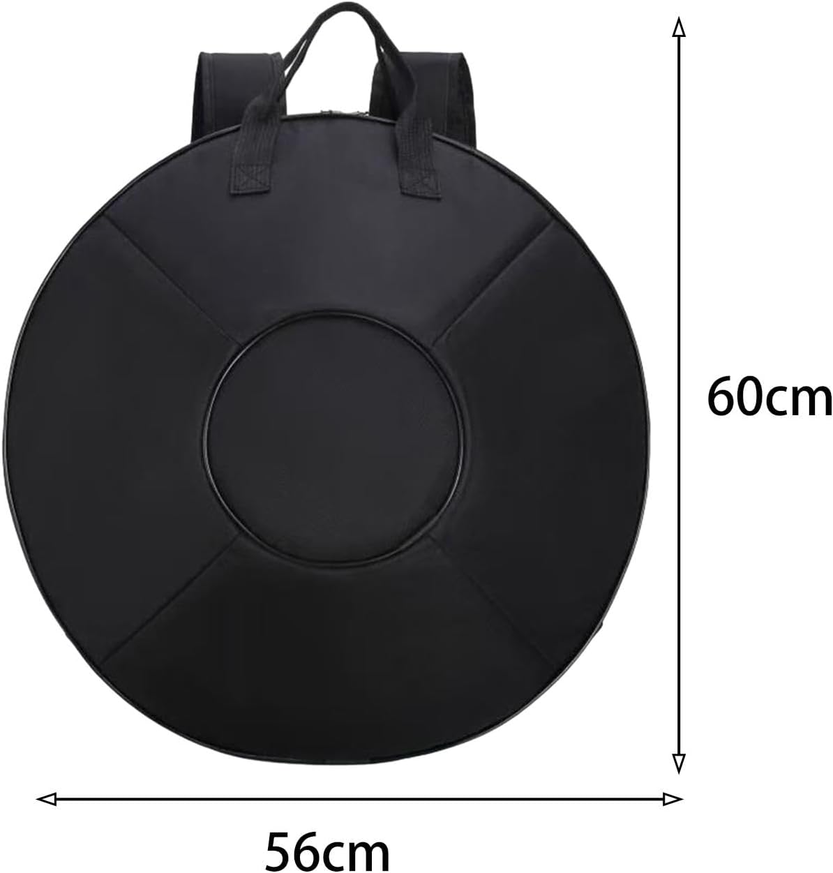Rockible Handpan Box Hand Drum Bag 56Cm 22Inch Percussion Instruments Double Shoulder Lightweight Shock Absorption Handpan Case Cover image number 4
