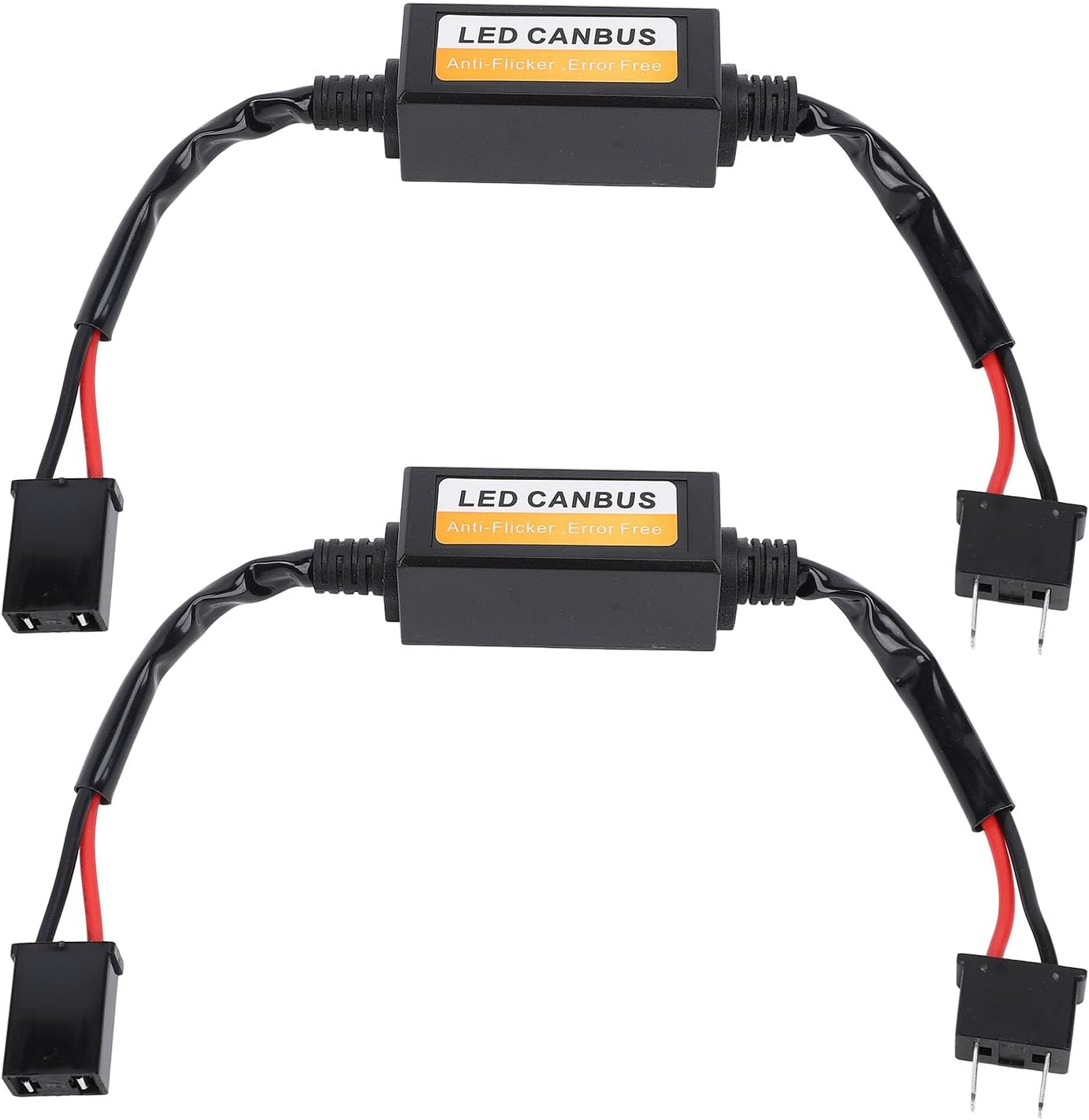 H7 LED Headlight Decoder Efficient Anti-Flicker Canbus Error Decoder Vehicle Lighting Conversion Kit, 2Pcs with Ideal Solution, Plug and Play, All Weatherproof for H7 Headlight image number 3