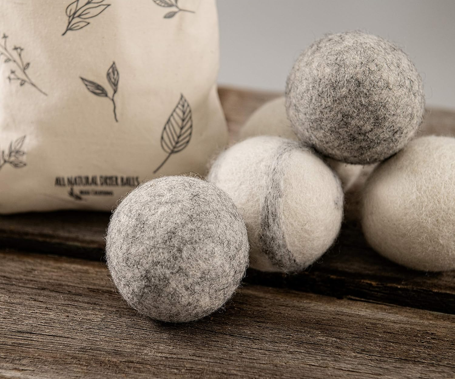 Wool Dryer Balls Premium 6 Pack Mixed Colours | Natural Fabric Softener | Reduces Wrinkles & Drying Time | Reusable & Sustainable Eco-Friendly Laundry Balls -Dryer Sheets Alternative | Mika Creations image number 4