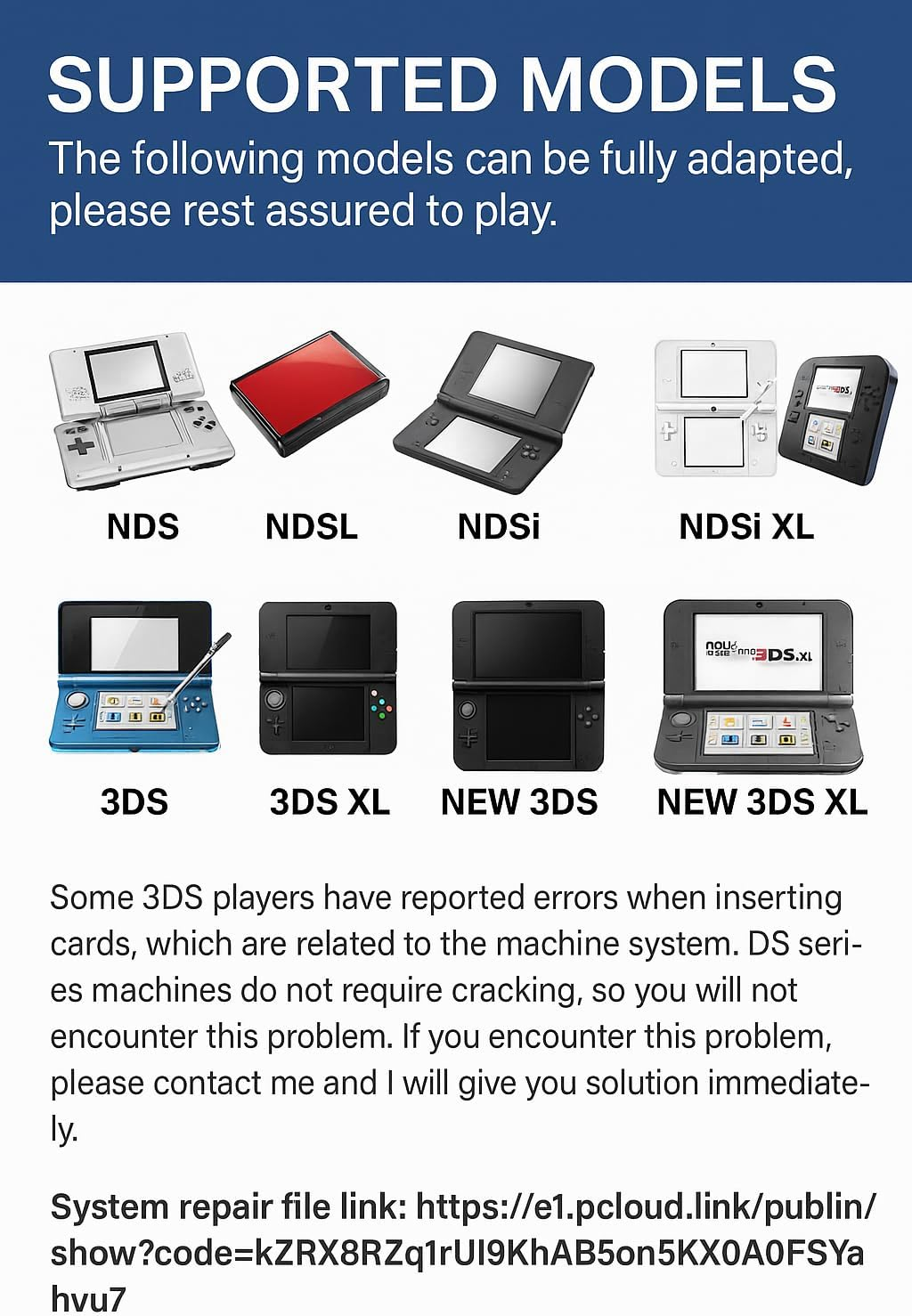 DS Game, 208 in 1 Game Cartridge Multicart, Game Pack Card Super Combo for DS DSL Dsi 3DS 2DS XL/LL image number 2