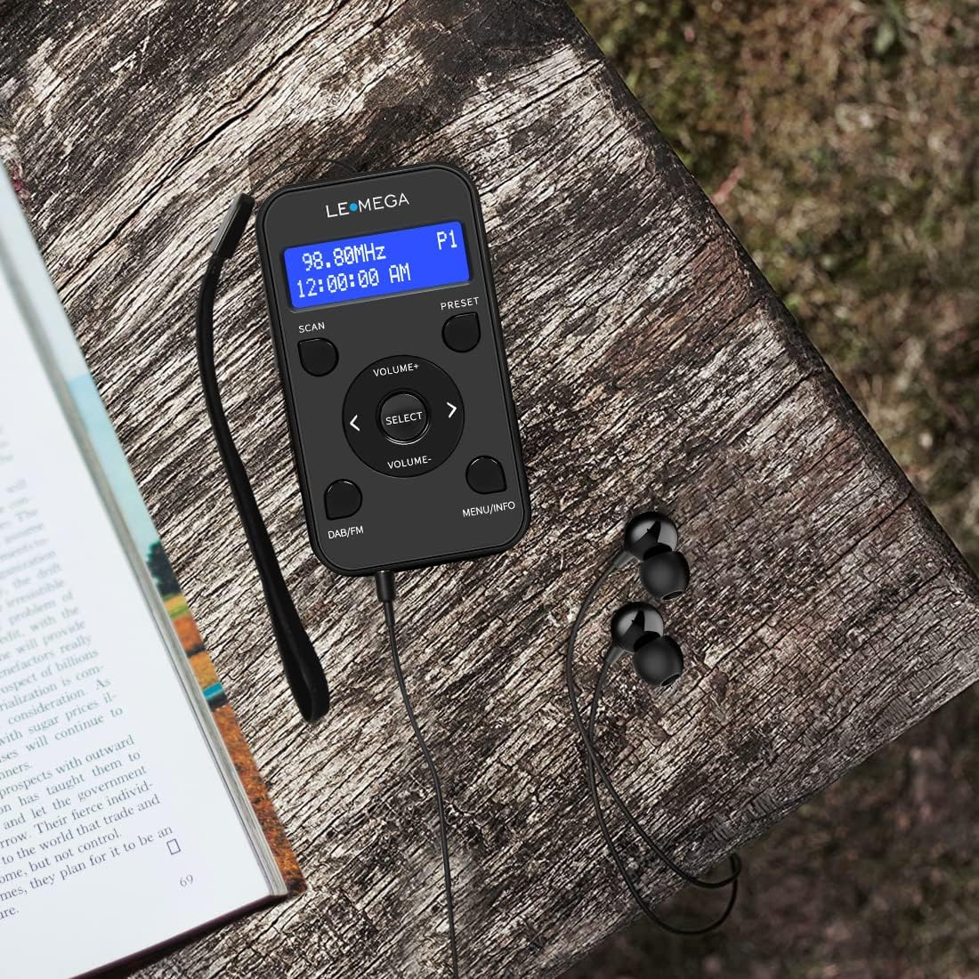 LEMEGA Earphones, Comfortable in Ear Earphones with Stereo Sound, for PR1/ PR2/DR1/DR3/CR2+/CR4 DAB Radio - Black image number 2