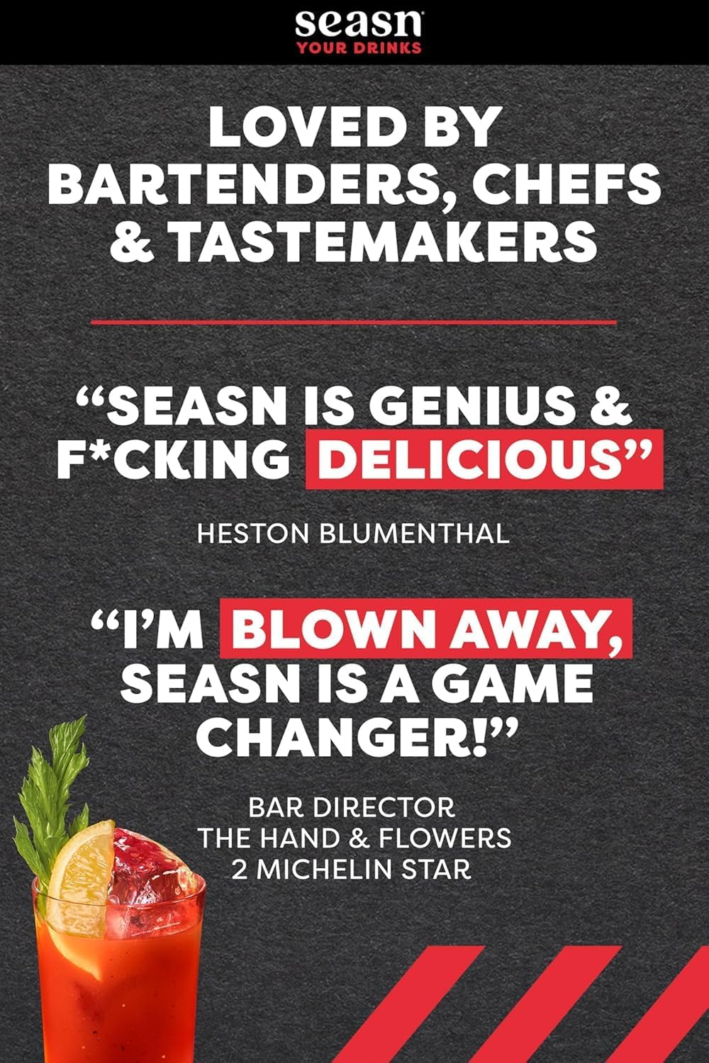 Seasn DARK Non Alcoholic Cocktail Bitters &ndash; Aromatic & Spicy Bitters with Kola Nut, Cherrywood & Star Anise &ndash; Vegan, Sugar Free Mixer for Cocktails & Mocktails &ndash; 150 Ml image number 4