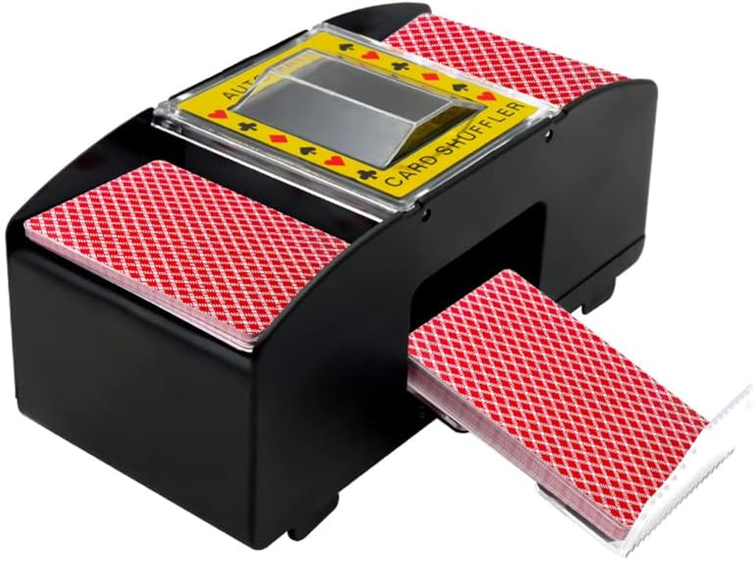 2Decks Automatic Card Shuffler Poker Cards Shuffling Machine Casino Playing Game image number 4