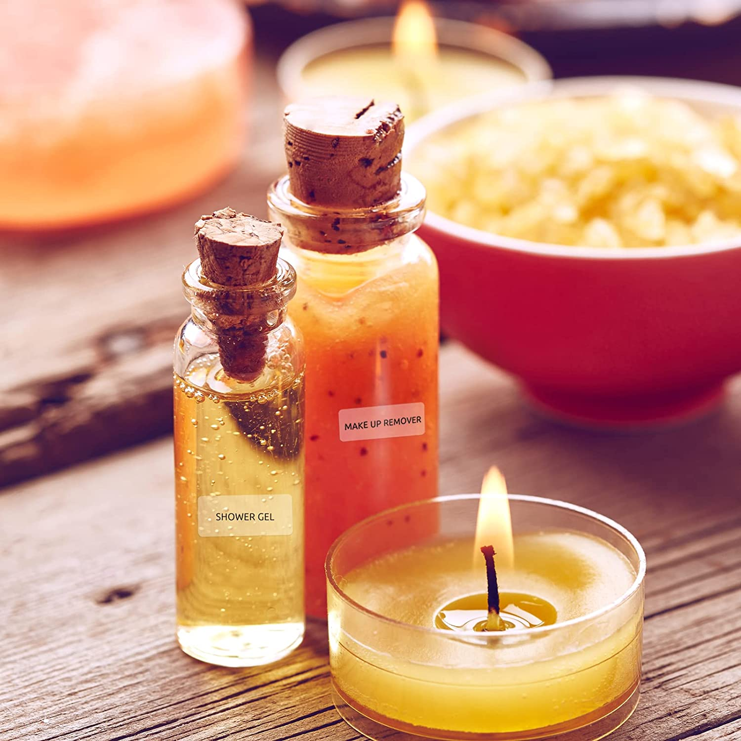 140Pcs Clear Bathroom Labels for Beauty Organization - Waterproof Stickers for Body Wash, Shampoo Dispensers, Skin Care Bottles, Lotion Cream, Cosmetic Travel Bottles image number 6