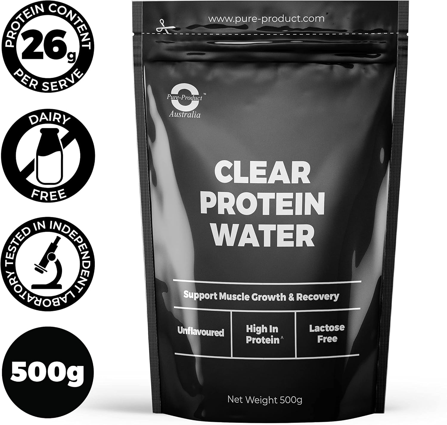Pure Product Australia 100% Whey Protein Isolate & Concentrate Coffee 1Kg