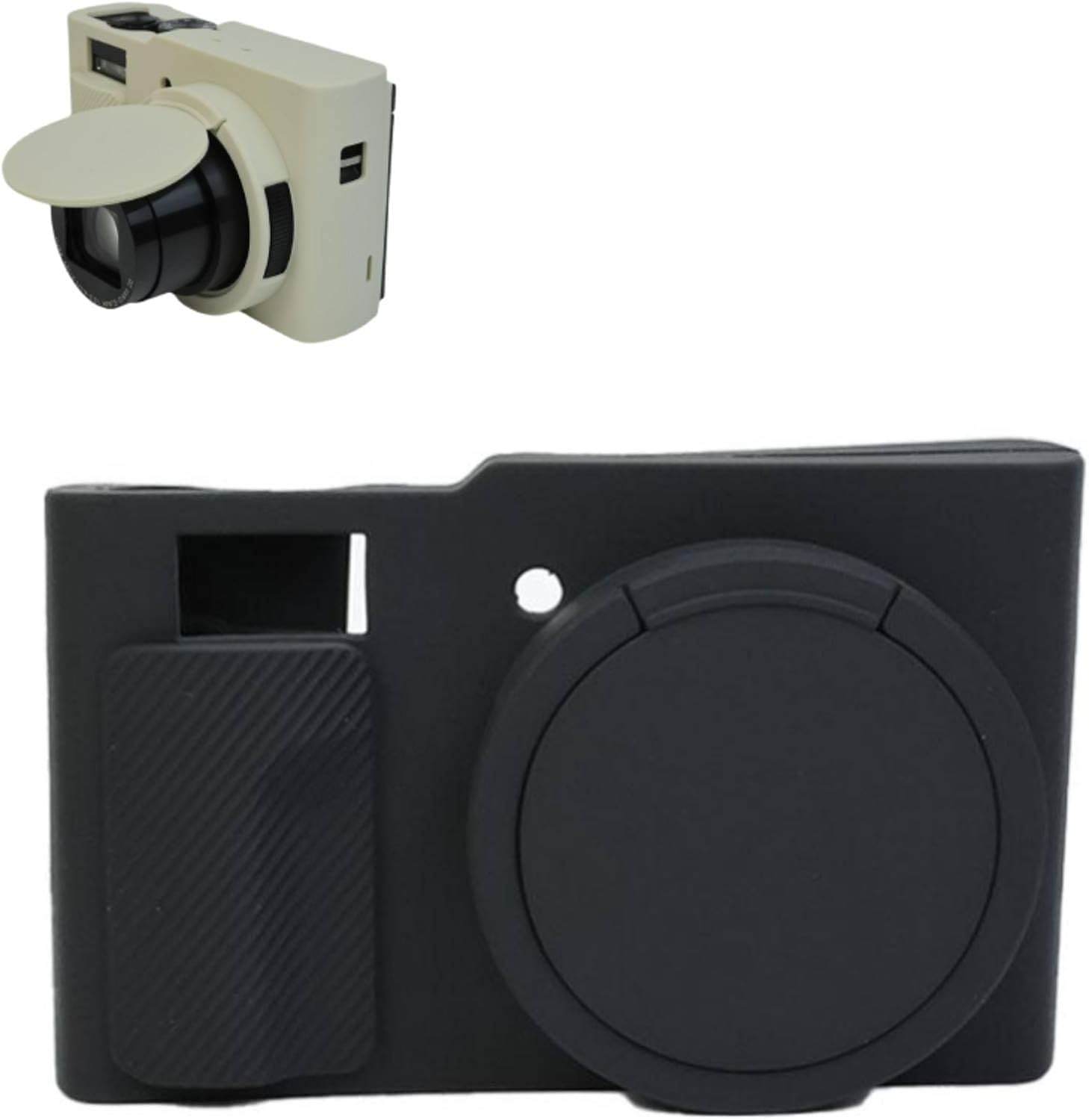 Silicone Case Compatible for Lumix Tz99/Zs99 Digital Camera - Soft Rubber for Lumix Tz99/Zs99 Protective Cover with Removable Lens Cover - Anti-Slip & Anti-Scratch