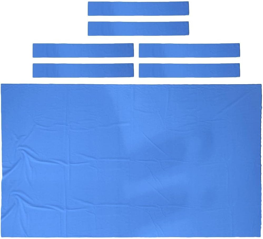 Simhoa Worsted Pool Table Felt 7/8 Foot Billiard Snooker Table Cloth Side Strips